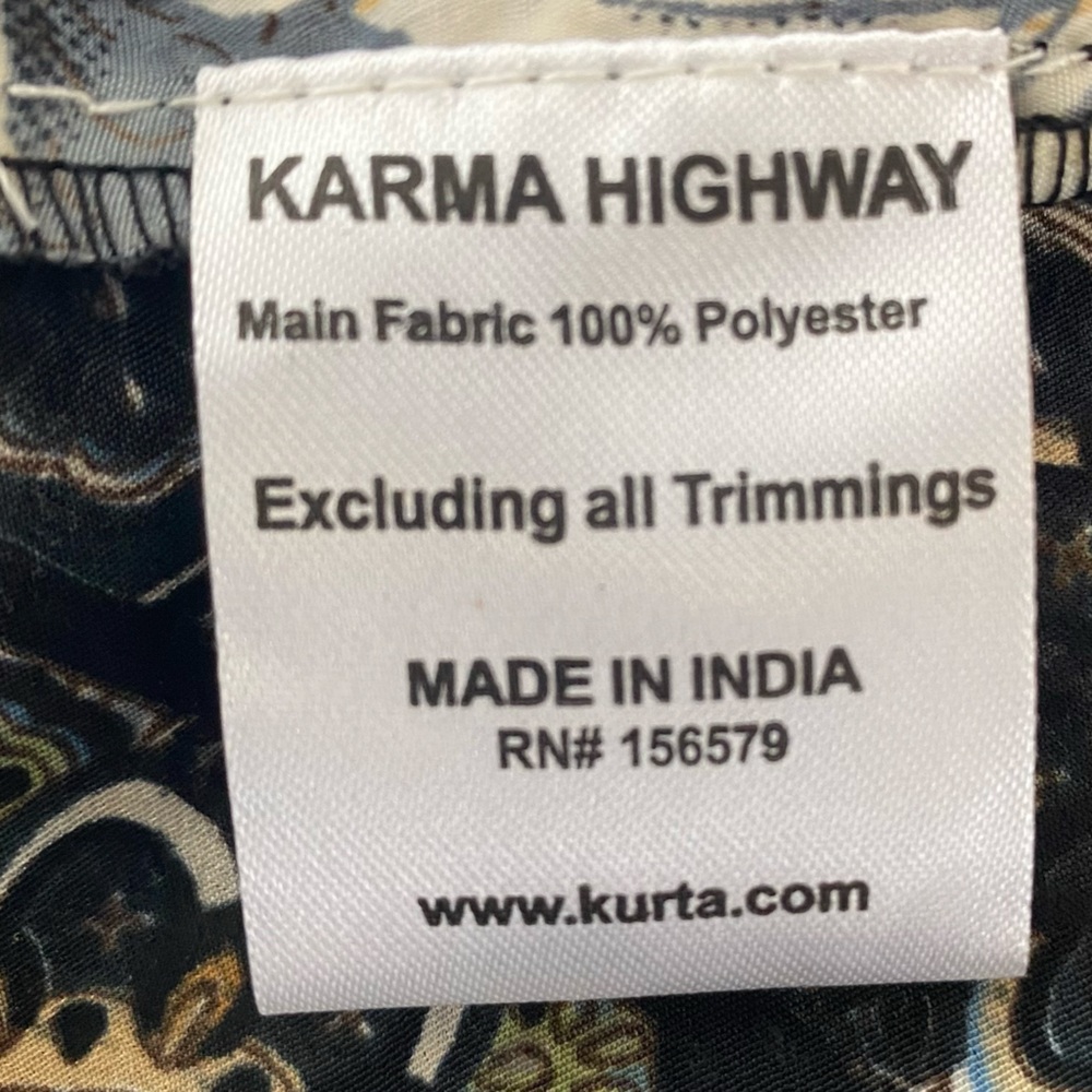 Karma Highway NWOT maxi dress, Boho, gypsy festival Paisley rich colors ruffle - Picture 7 of 16